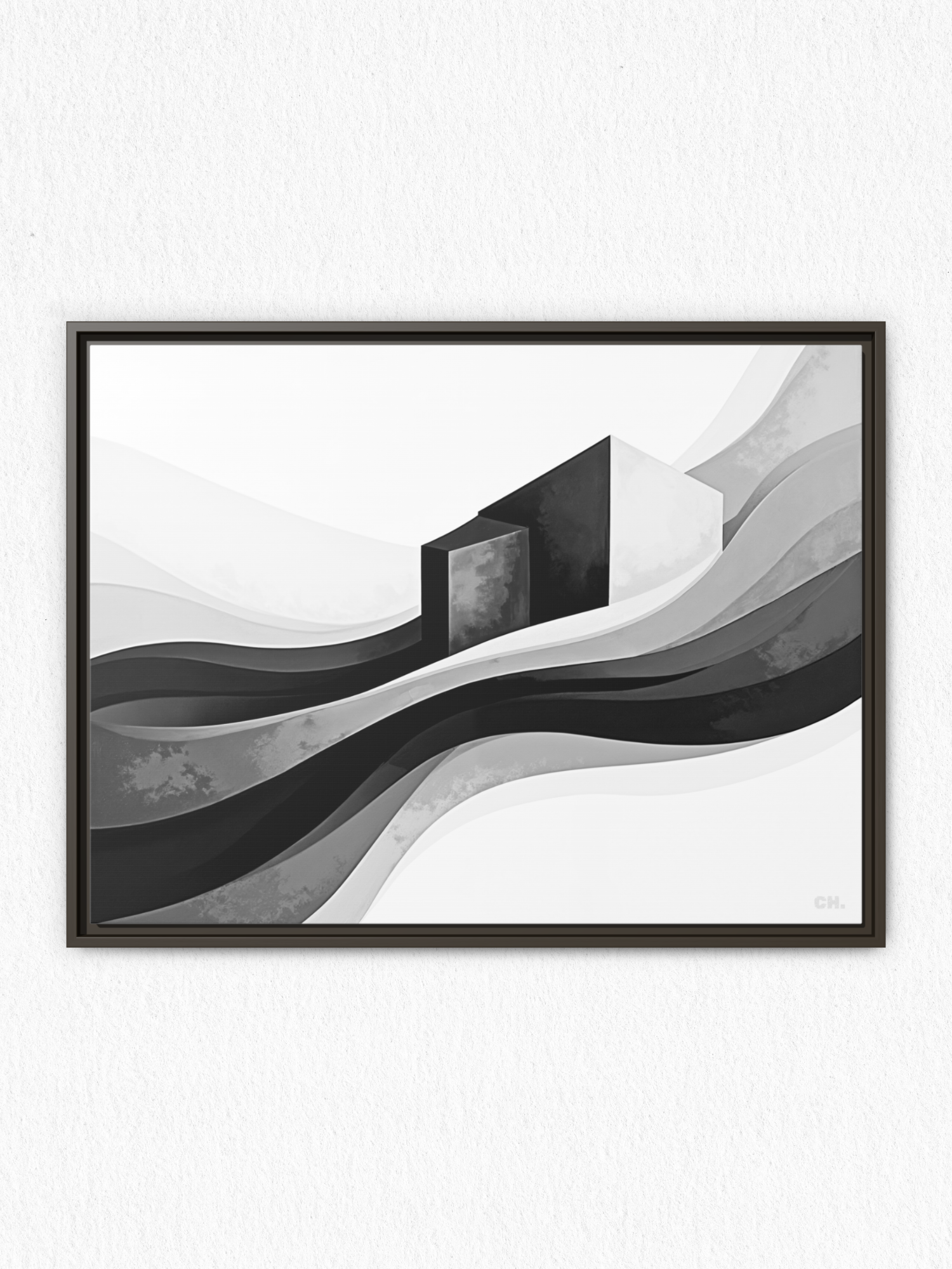 Structural Current - Framed Canvas Prints - artisCHt