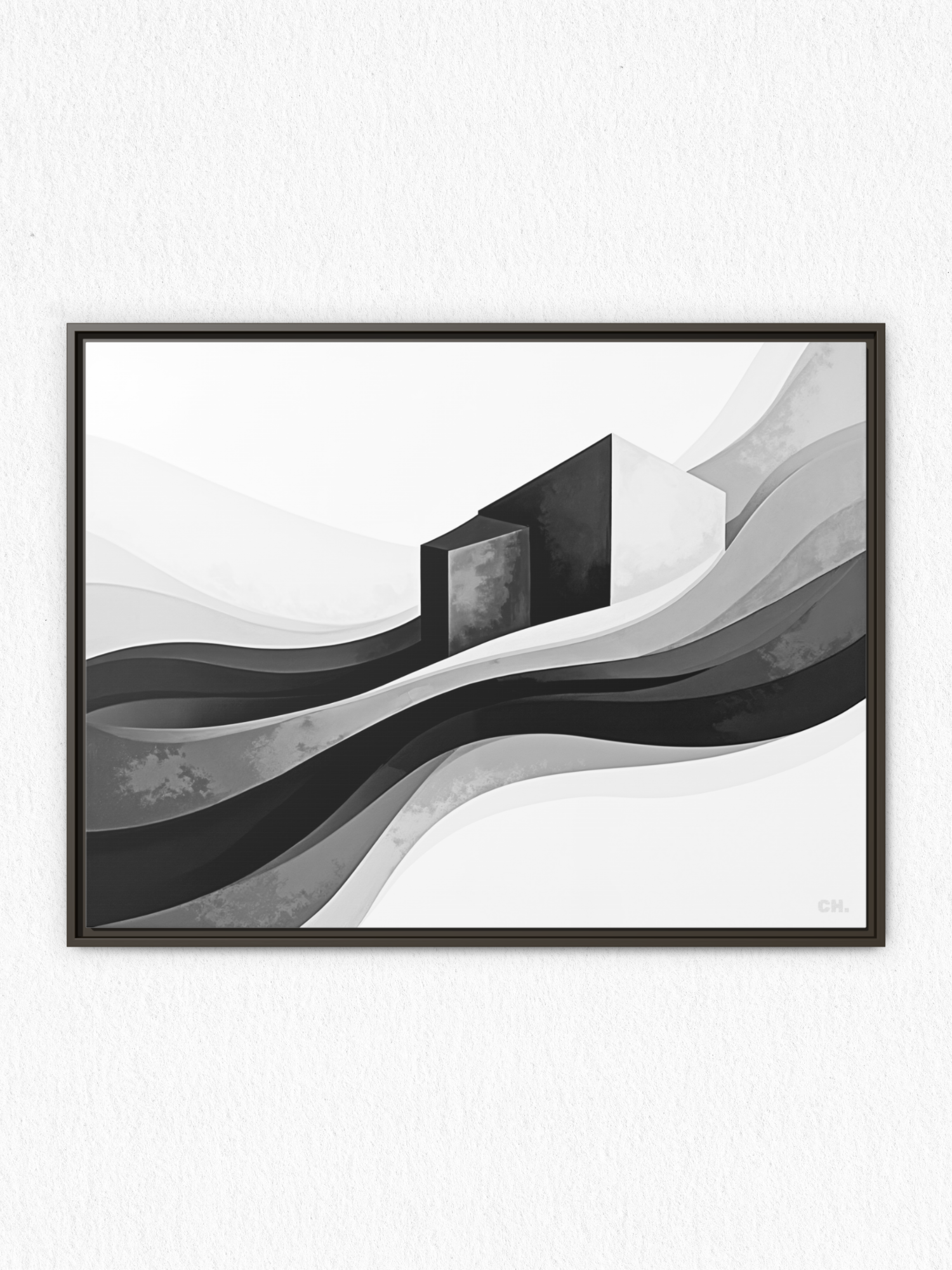 Structural Current - Framed Canvas Prints - artisCHt