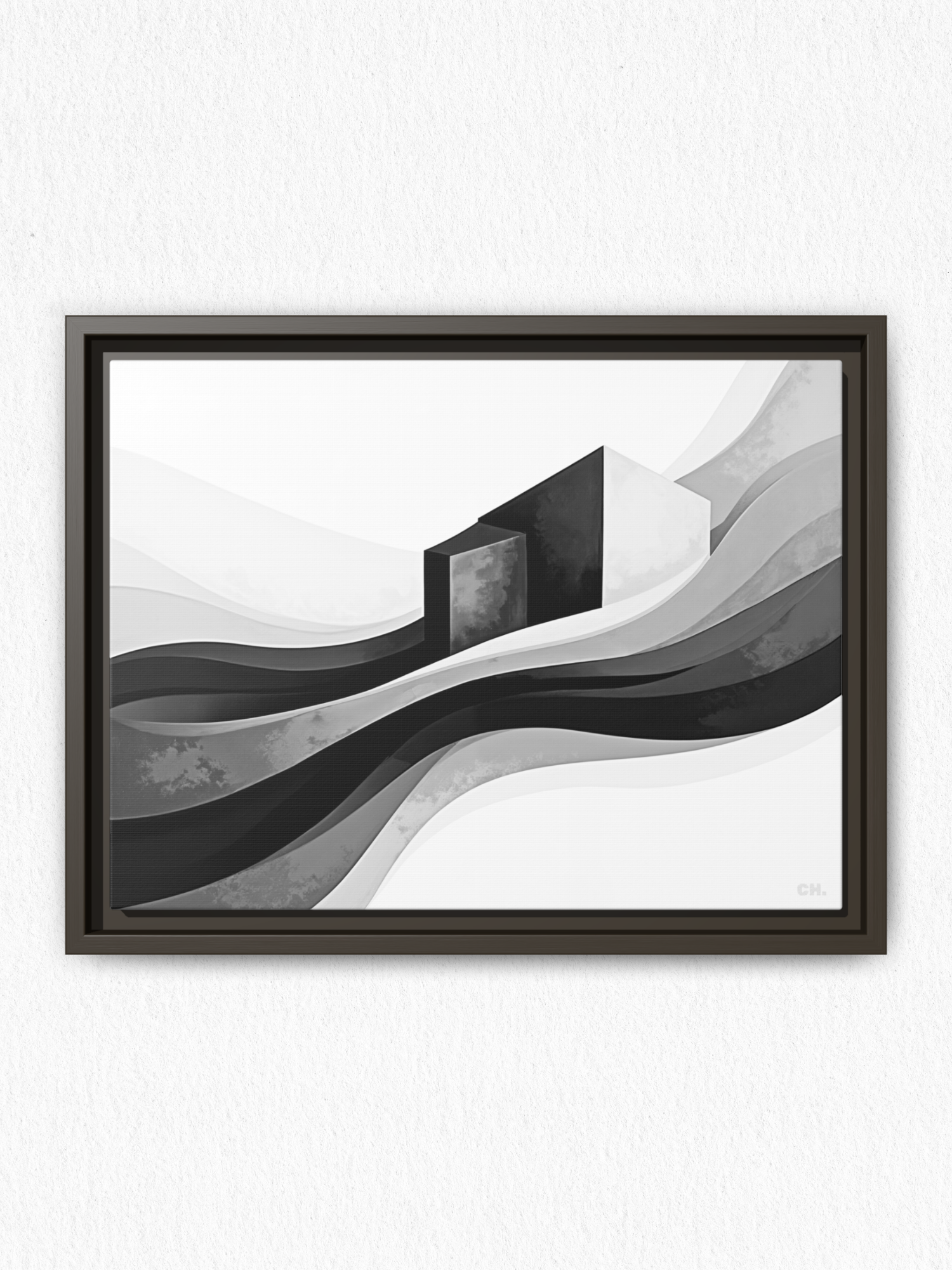 Structural Current - Framed Canvas Prints - artisCHt