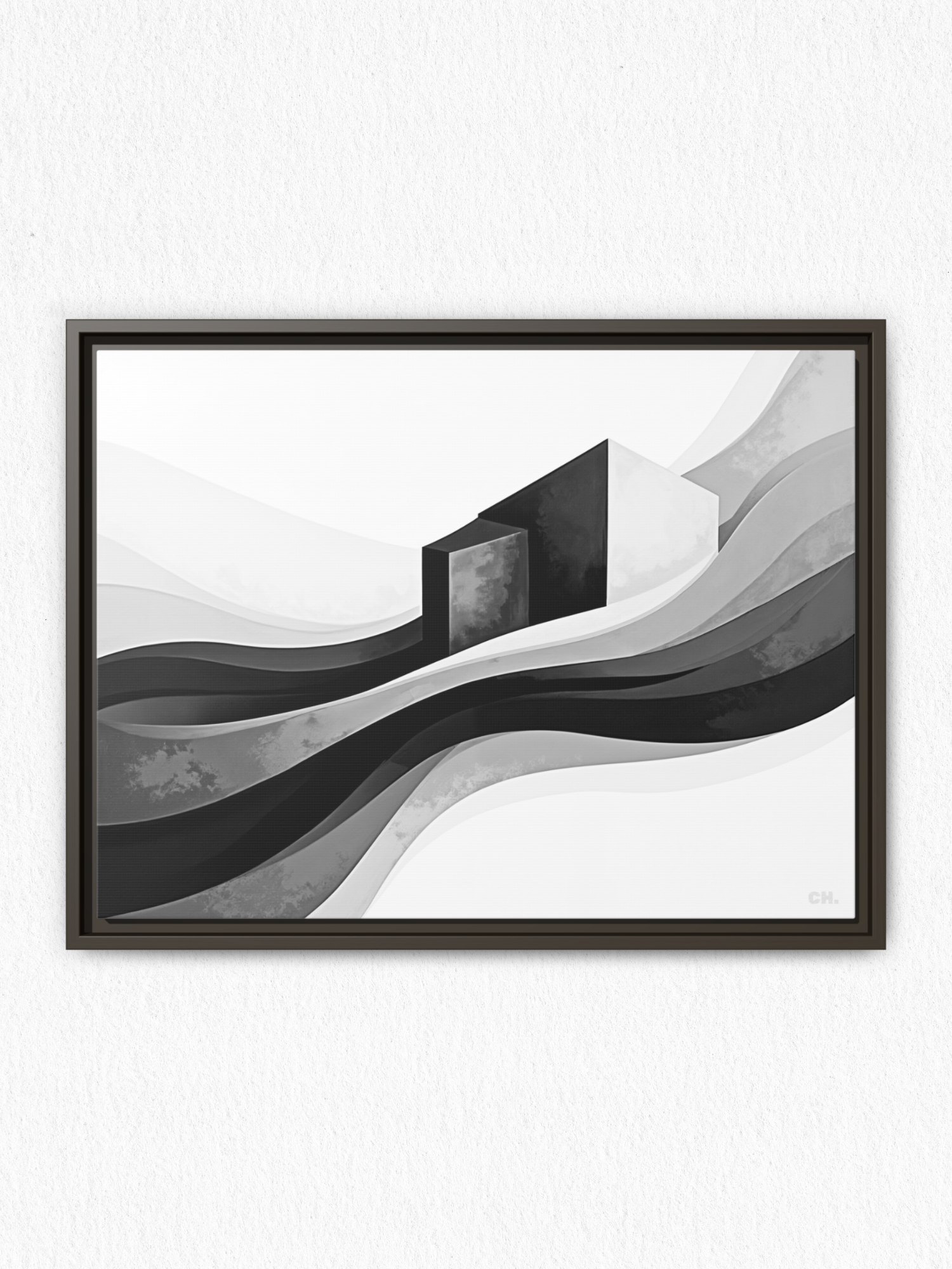 Structural Current - Framed Canvas Prints - artisCHt