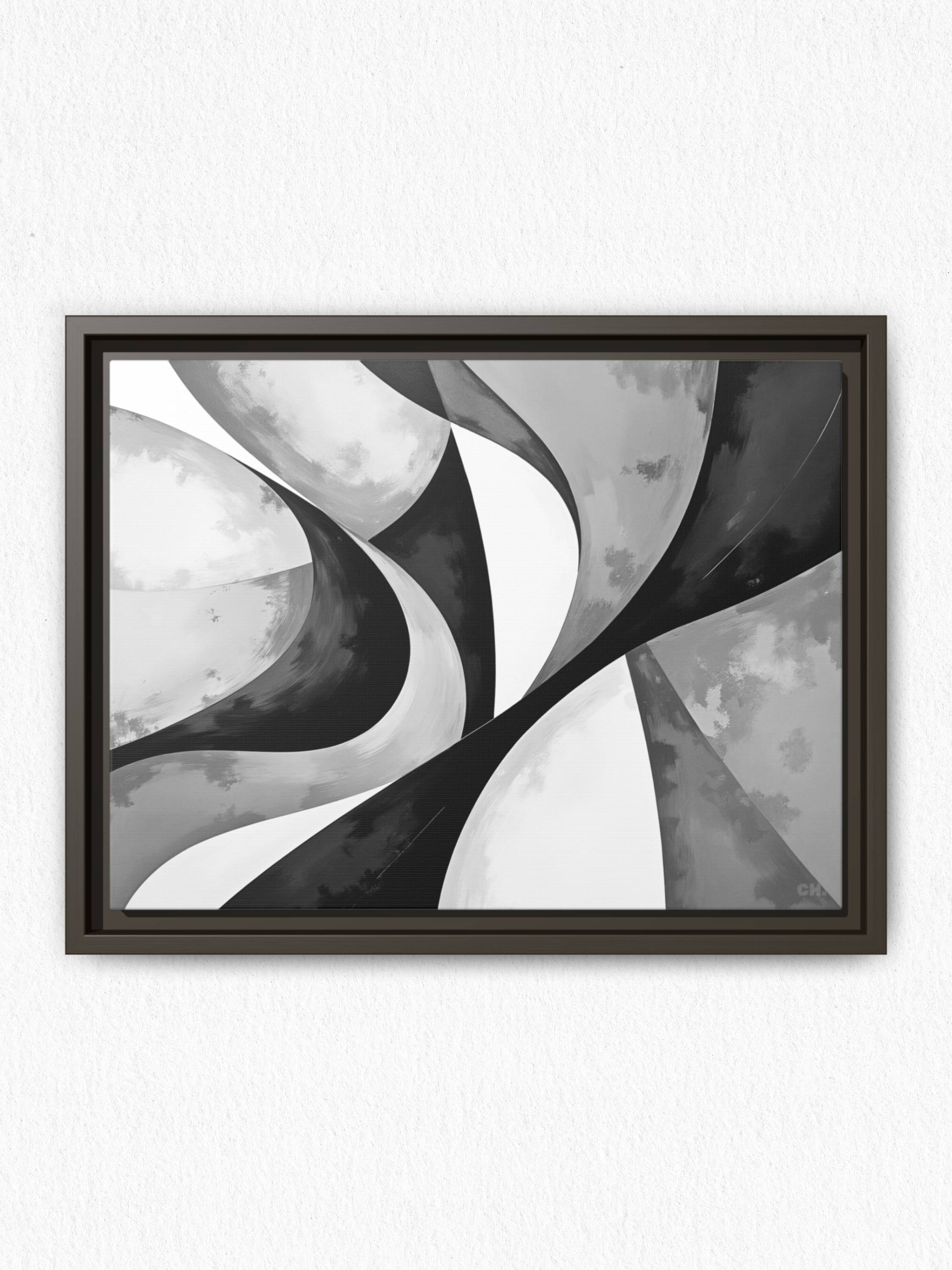 Swirling Harmony - Framed Canvas Prints - artisCHt