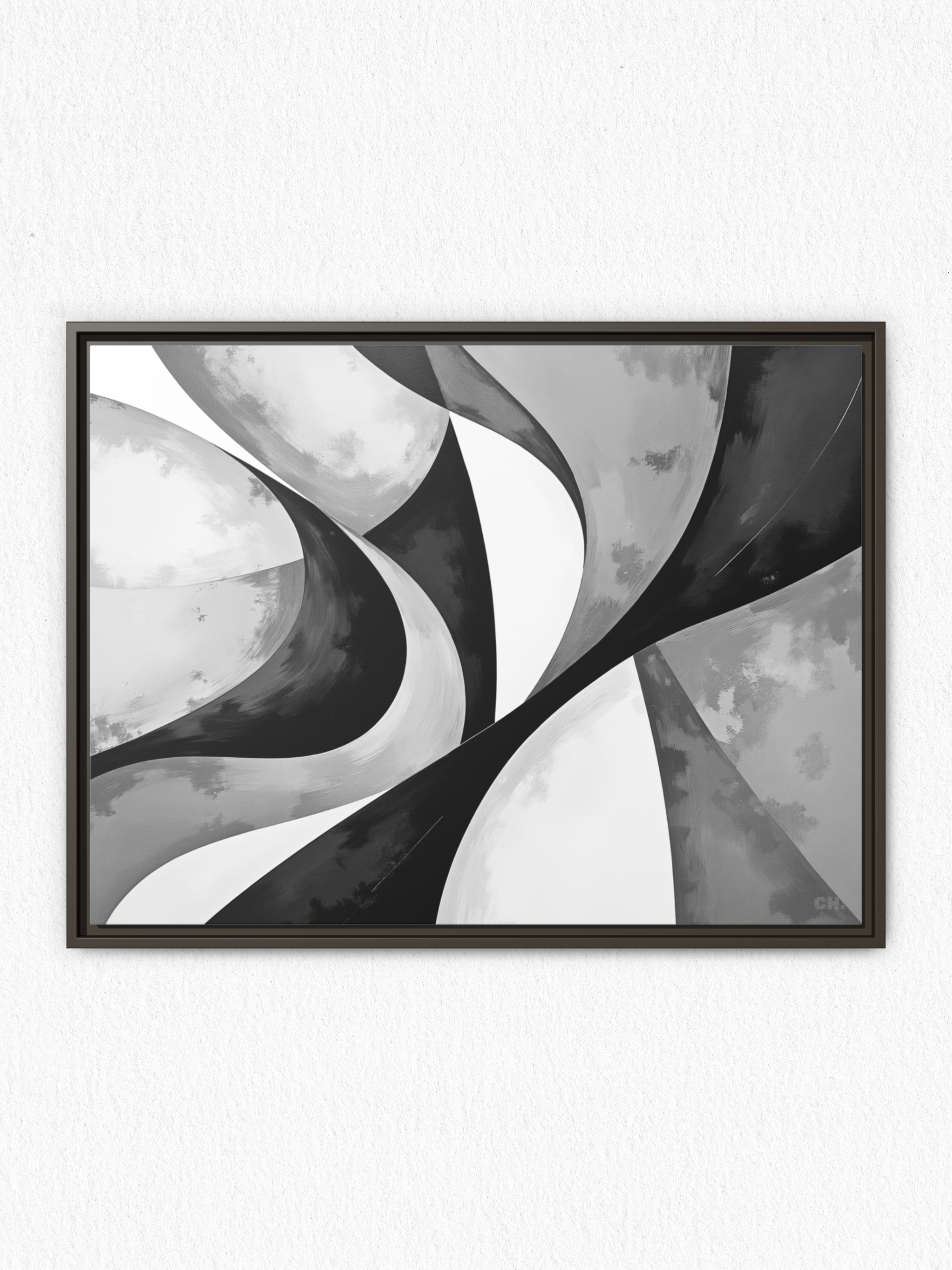 Swirling Harmony - Framed Canvas Prints - artisCHt