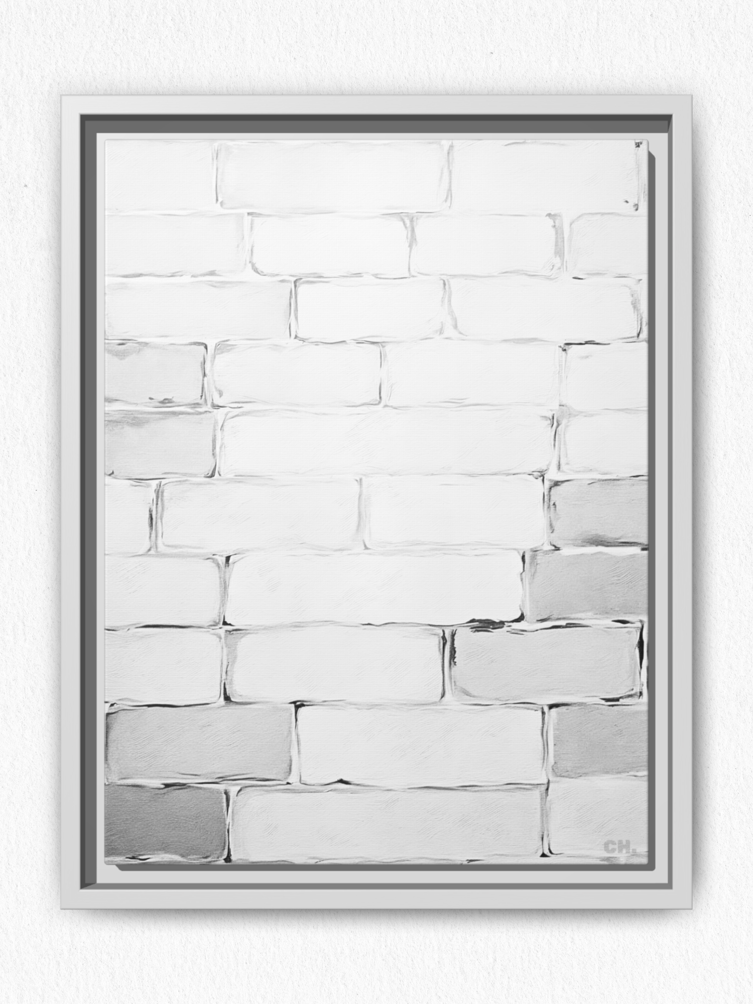 Wall of Ages - Framed Canvas Prints - artisCHt