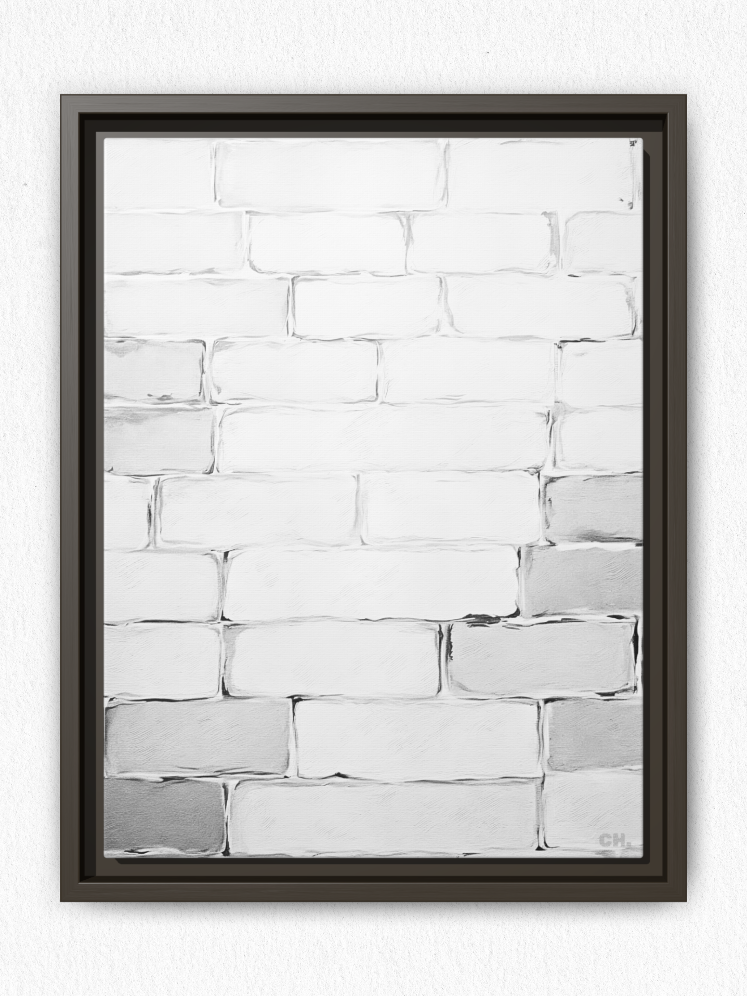 Wall of Ages - Framed Canvas Prints - artisCHt