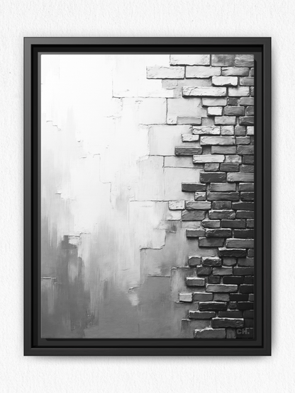 Brick and Bone - Framed Canvas Prints - artisCHt