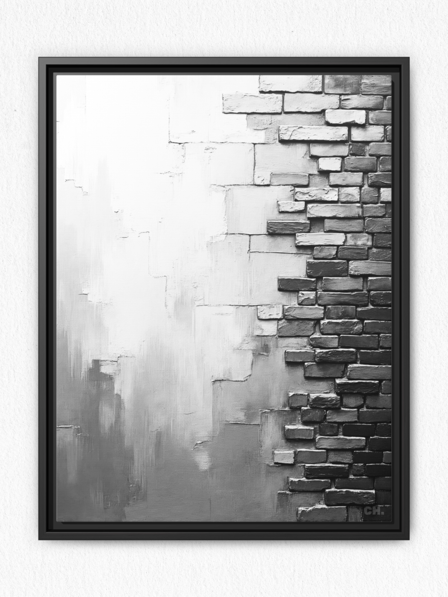 Brick and Bone - Framed Canvas Prints - artisCHt