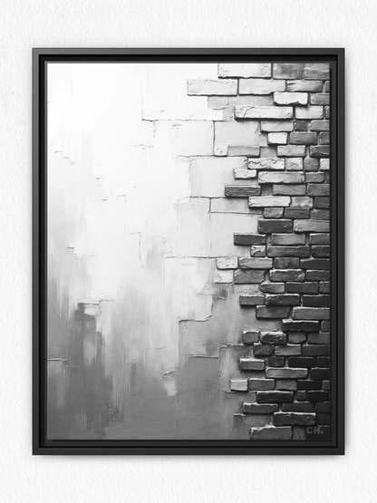 Brick and Bone - Framed Canvas Prints - artisCHt