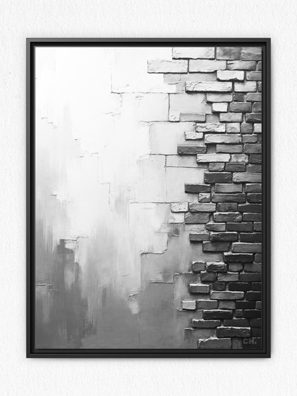 Brick and Bone - Framed Canvas Prints - artisCHt