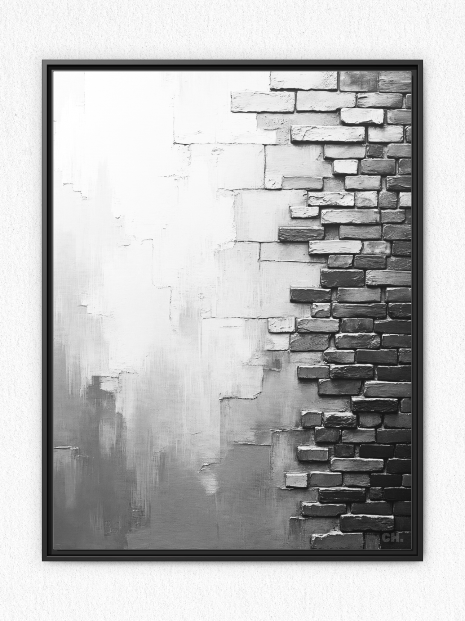 Brick and Bone - Framed Canvas Prints - artisCHt