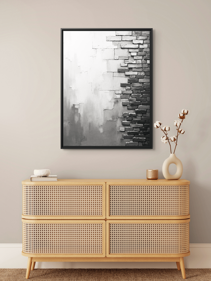Brick and Bone - Framed Canvas Prints - artisCHt