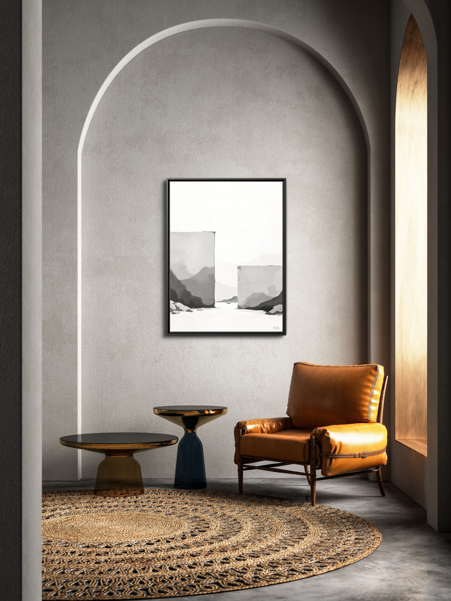Beyond Walls - Framed Canvas Prints - artisCHt