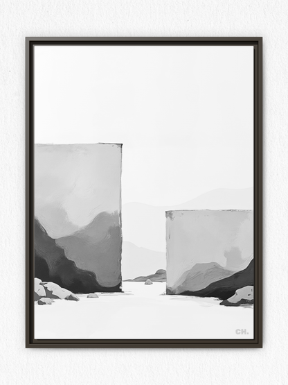 Beyond Walls - Framed Canvas Prints - artisCHt