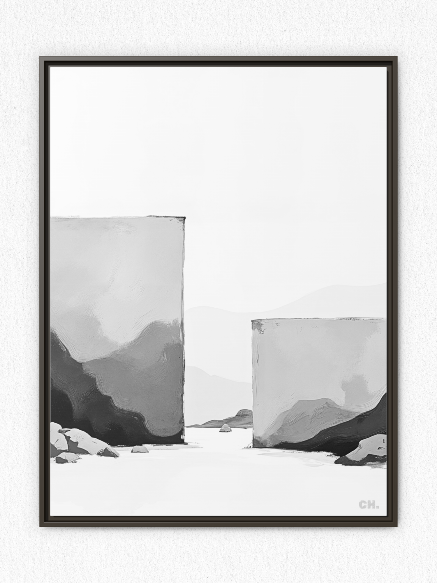 Beyond Walls - Framed Canvas Prints - artisCHt