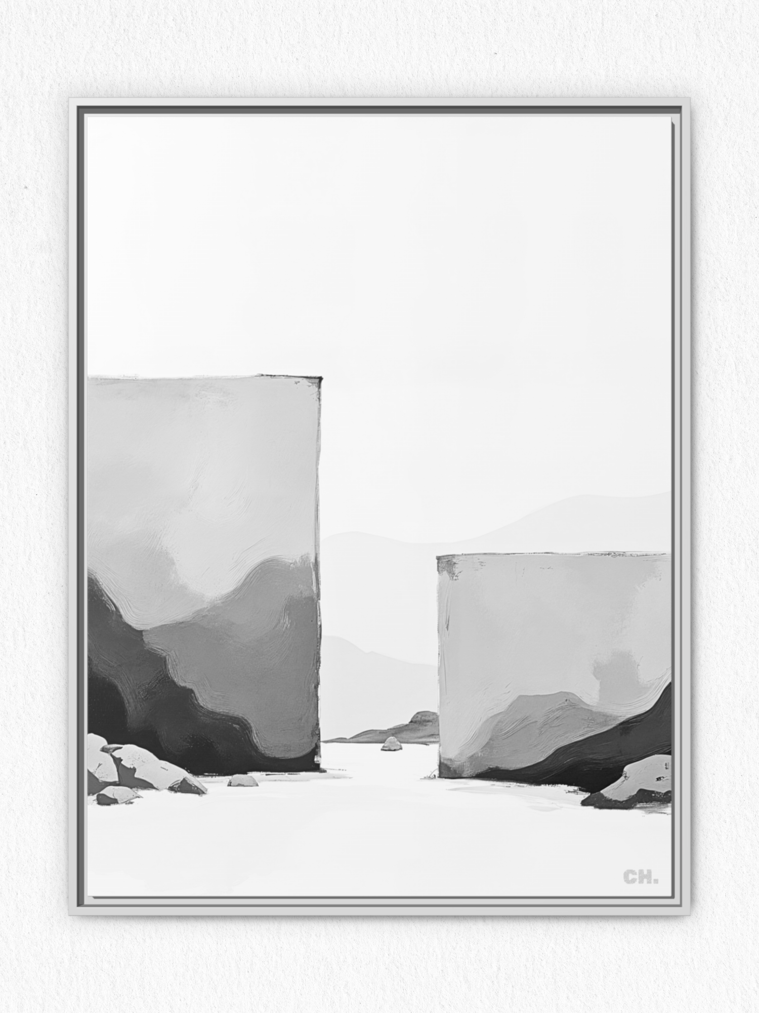 Beyond Walls - Framed Canvas Prints - artisCHt