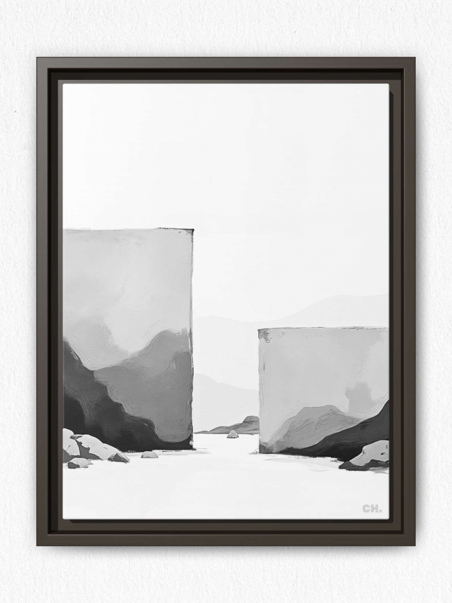 Beyond Walls - Framed Canvas Prints - artisCHt