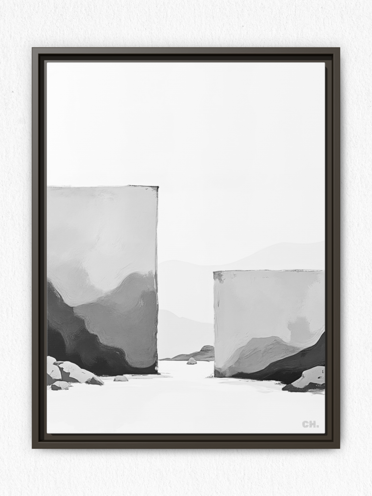Beyond Walls - Framed Canvas Prints - artisCHt