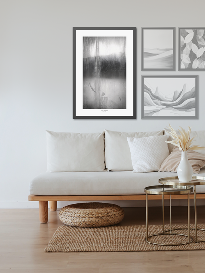 Bird on Glass - Framed Fine Art Photography Print - artisCHt