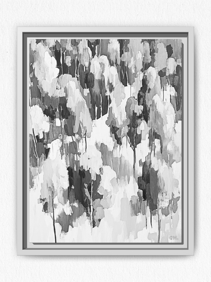 Blur of the Grove - Framed Canvas Prints - artisCHt