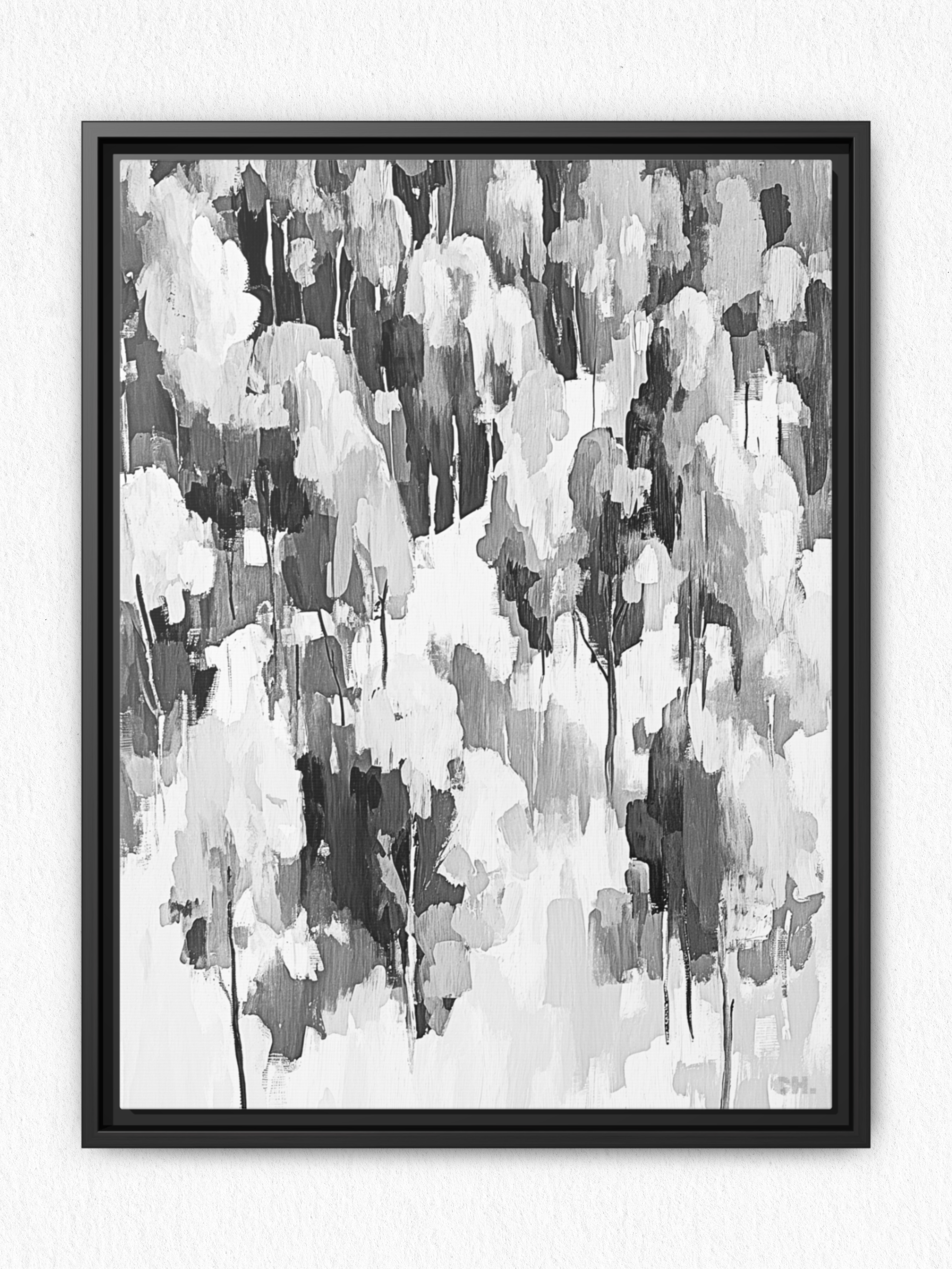 Blur of the Grove - Framed Canvas Prints - artisCHt