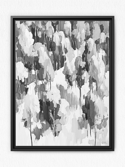 Blur of the Grove - Framed Canvas Prints - artisCHt