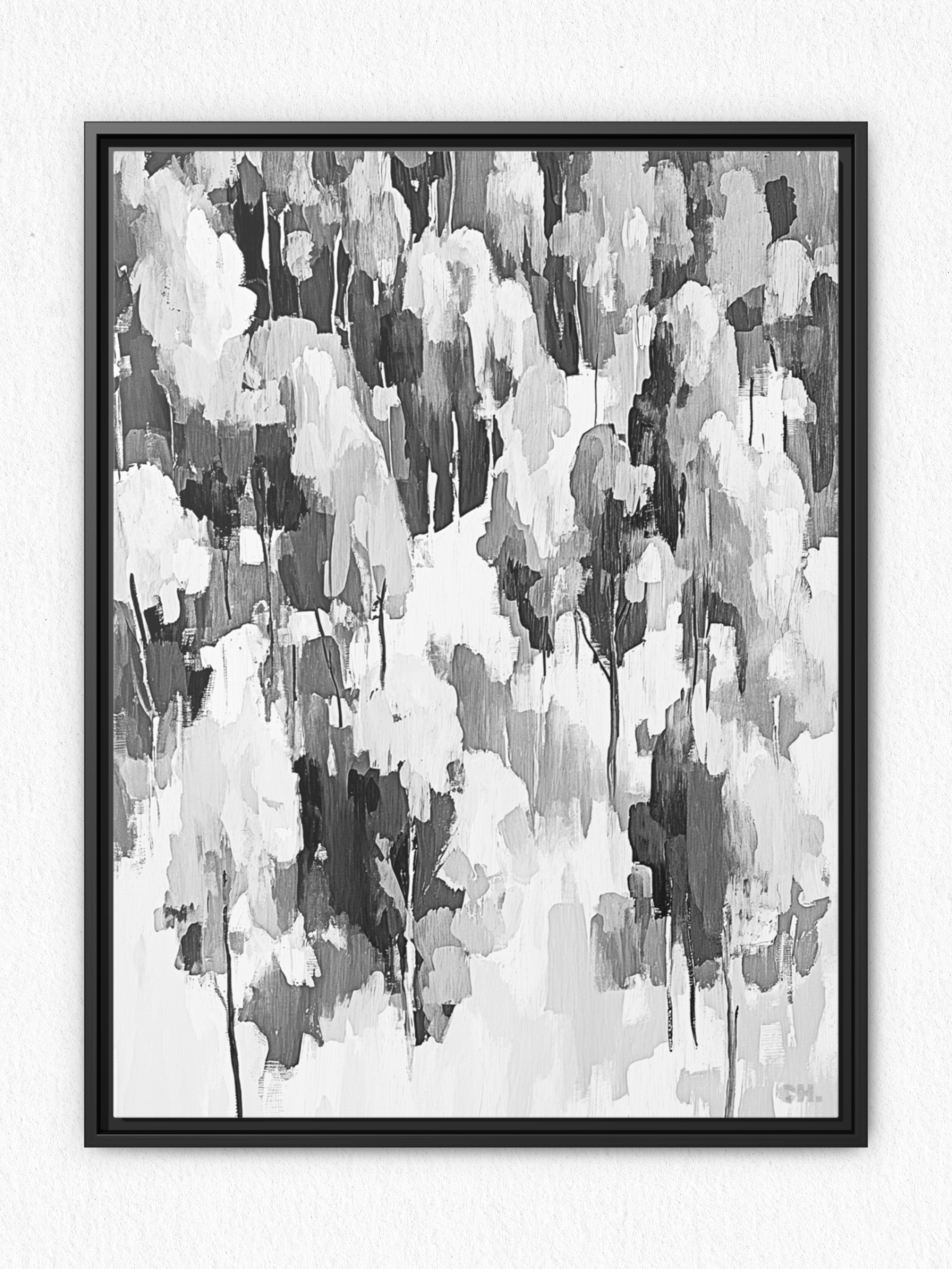 Blur of the Grove - Framed Canvas Prints - artisCHt