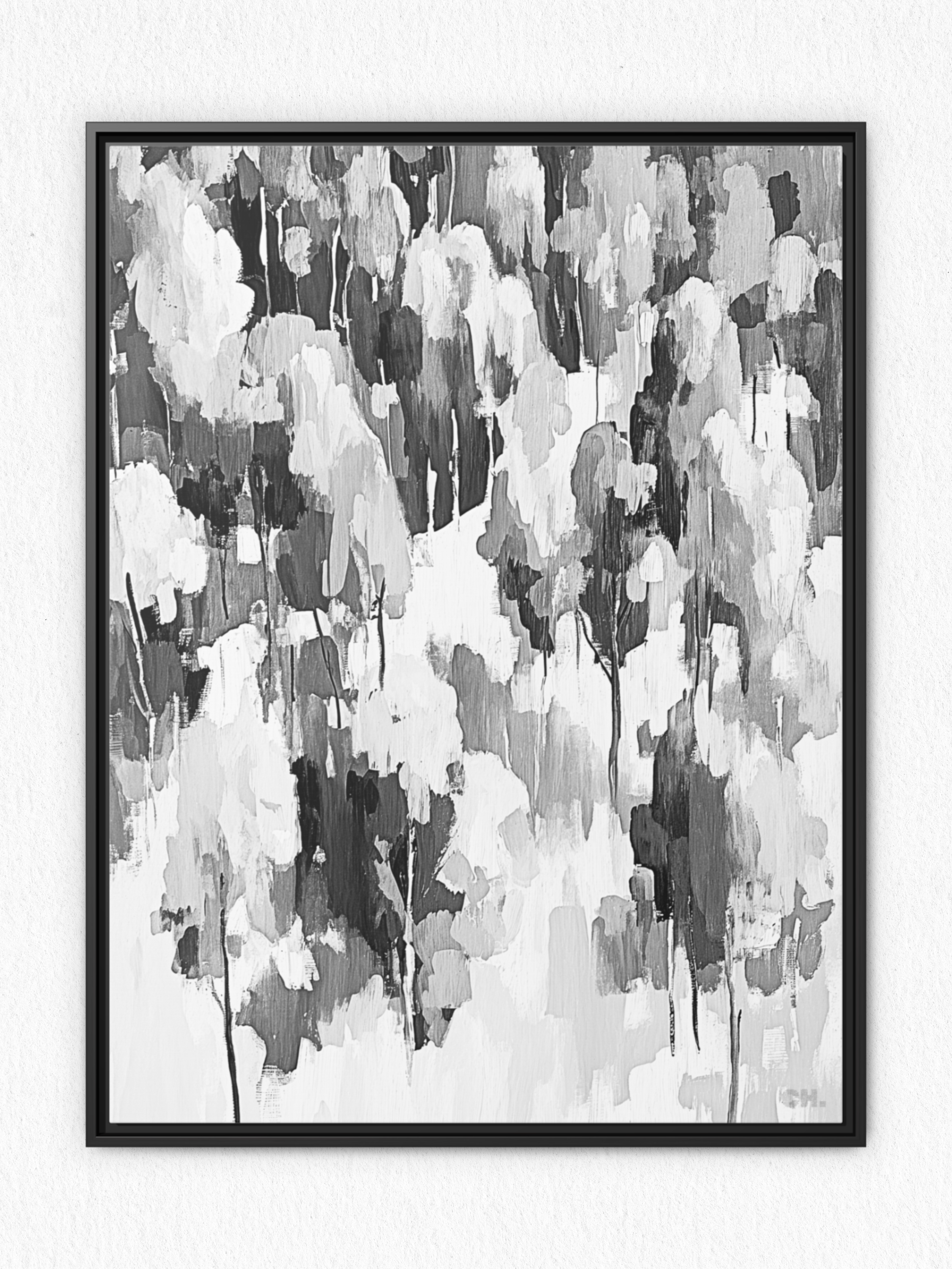 Blur of the Grove - Framed Canvas Prints - artisCHt