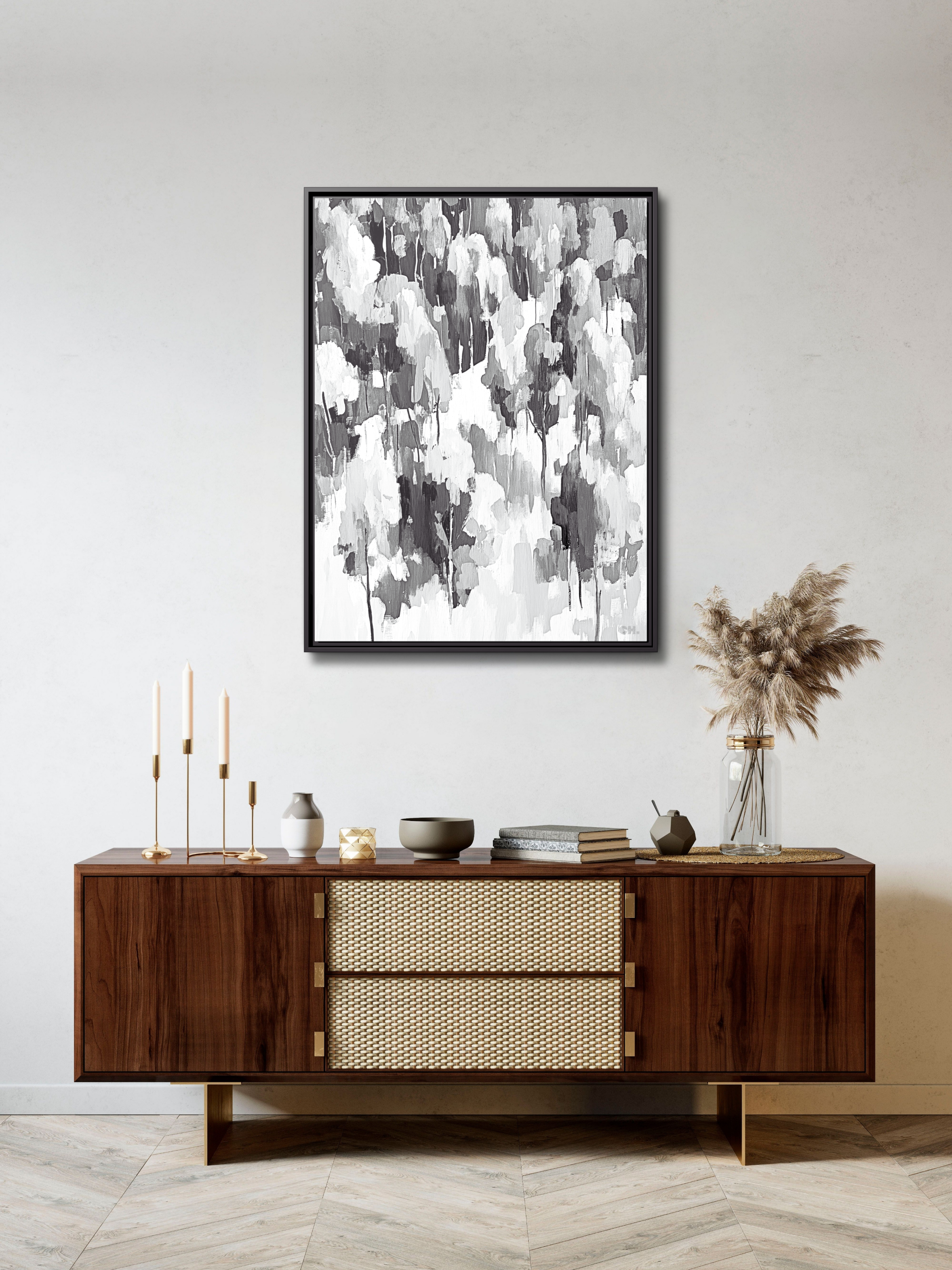 Blur of the Grove - Framed Canvas Prints - artisCHt