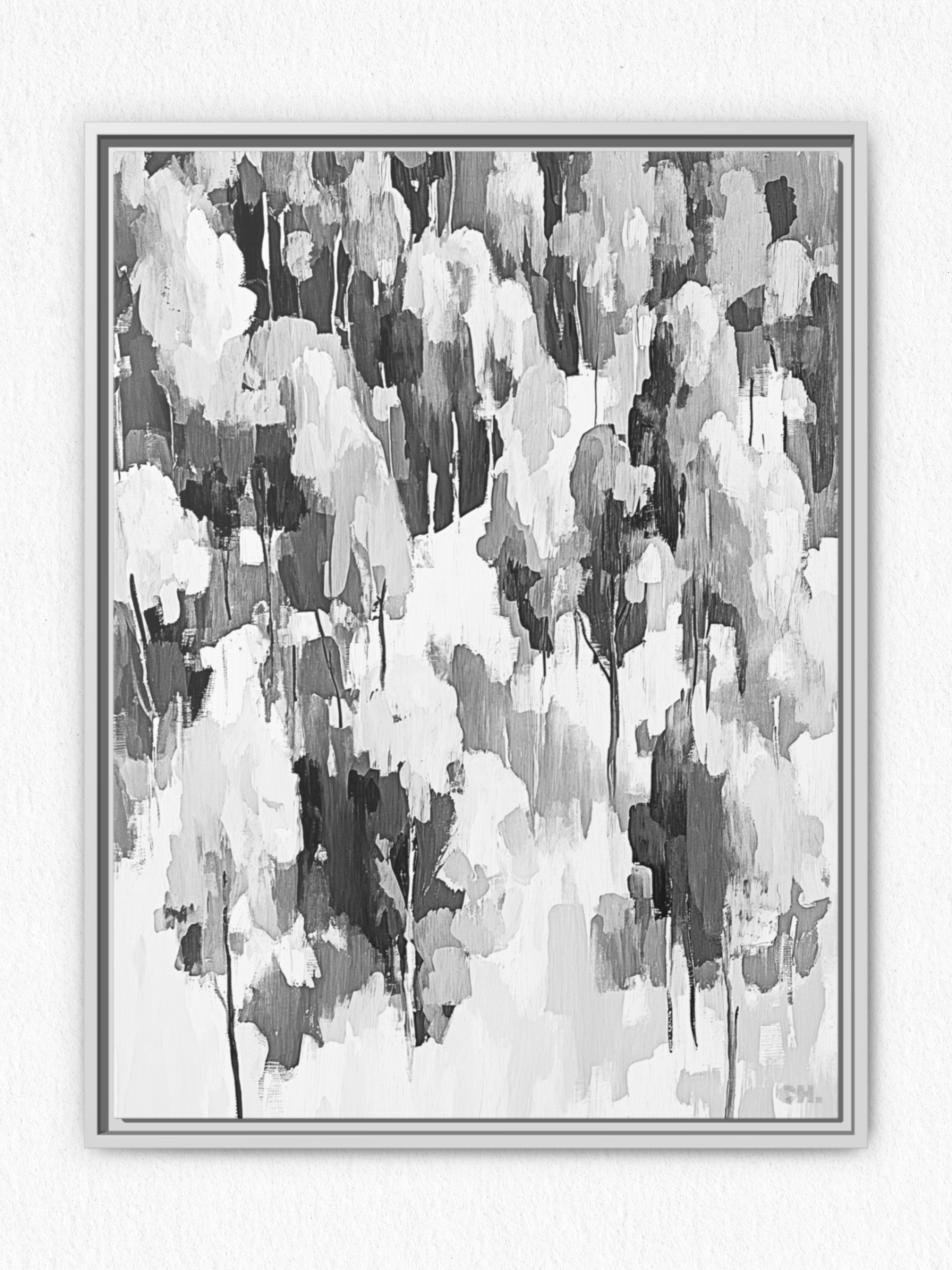 Blur of the Grove - Framed Canvas Prints - artisCHt