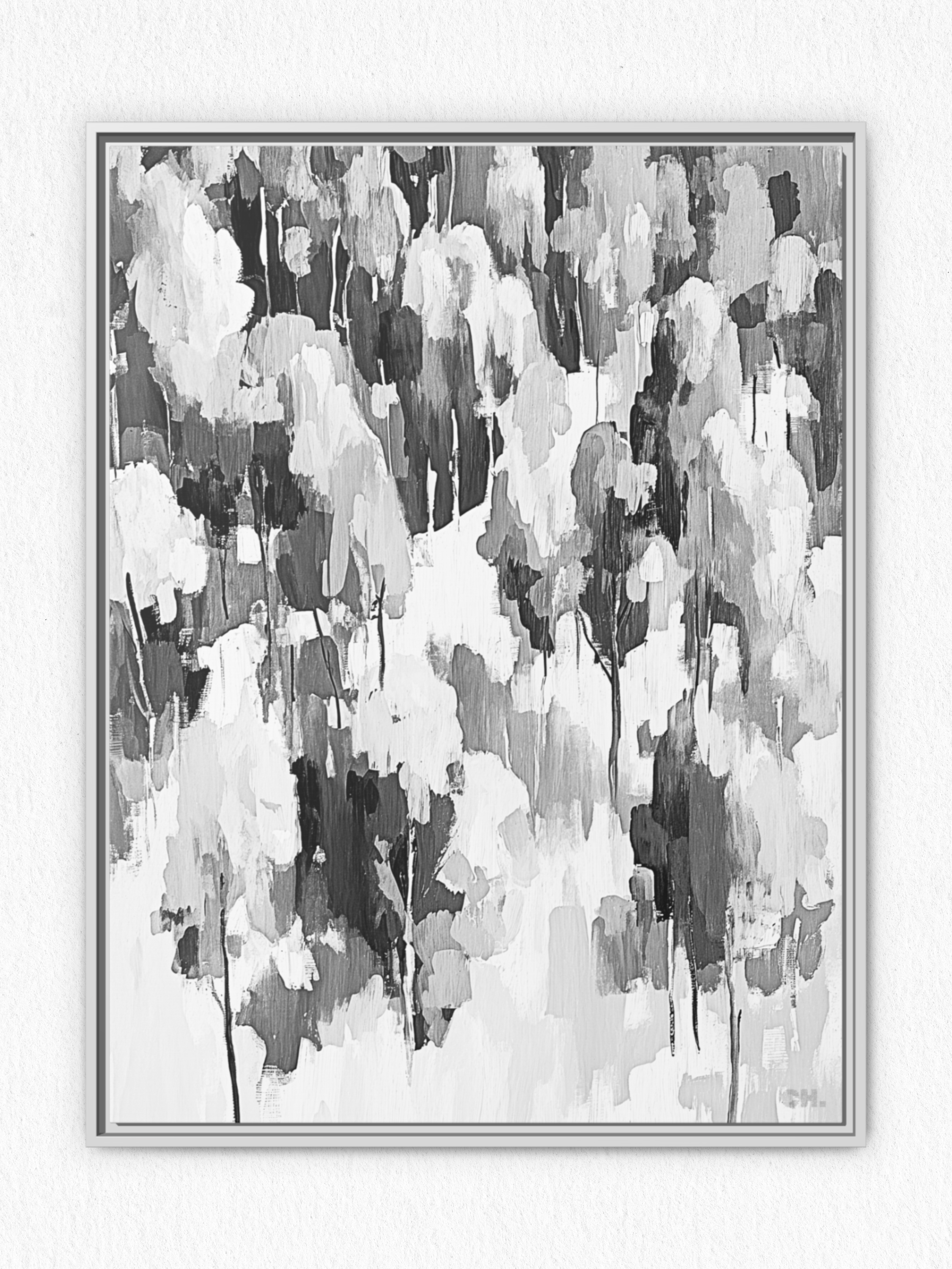 Blur of the Grove - Framed Canvas Prints - artisCHt
