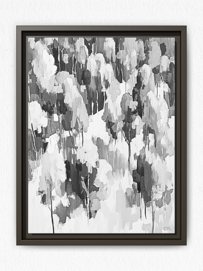 Blur of the Grove - Framed Canvas Prints - artisCHt