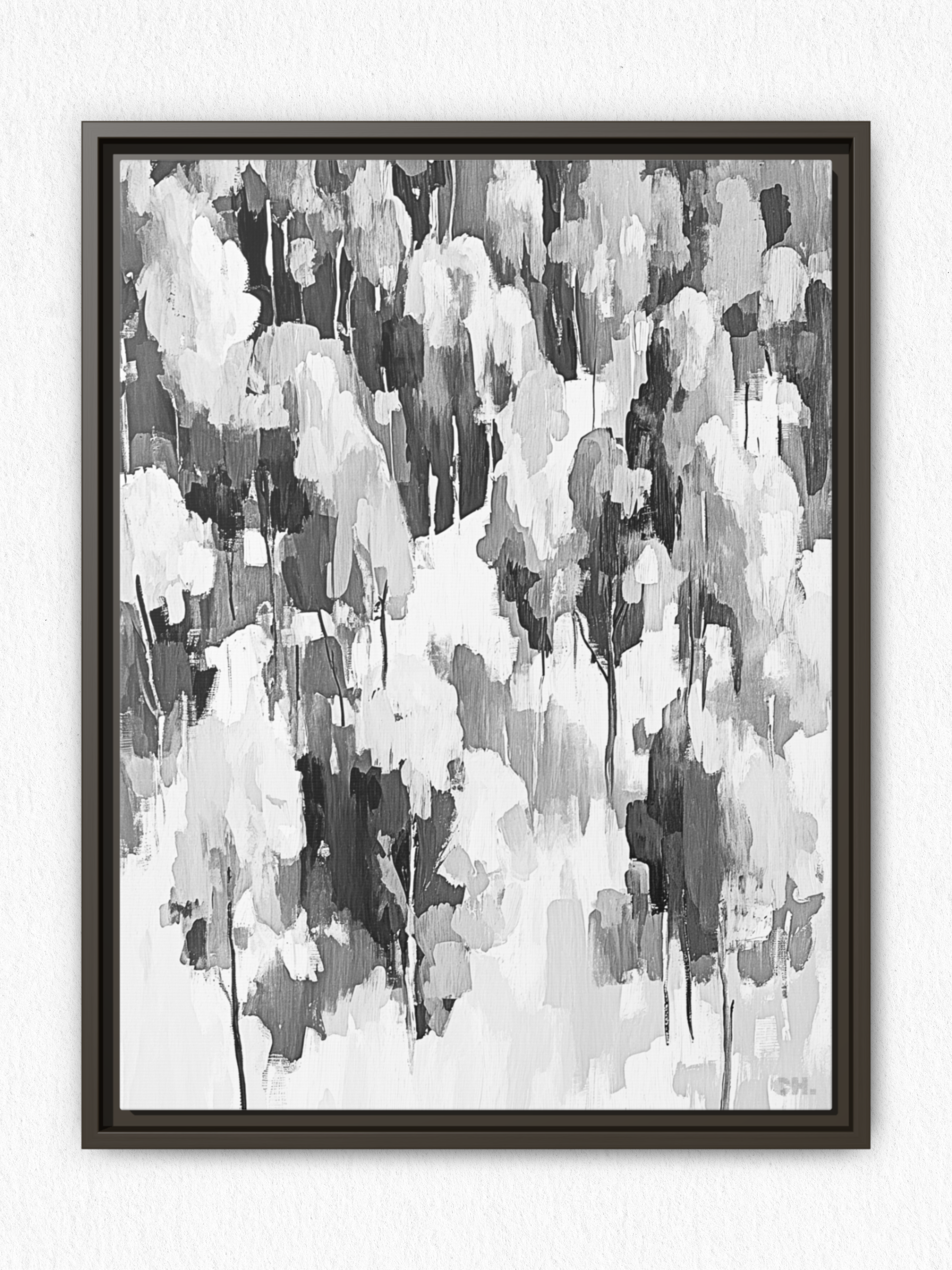 Blur of the Grove - Framed Canvas Prints - artisCHt