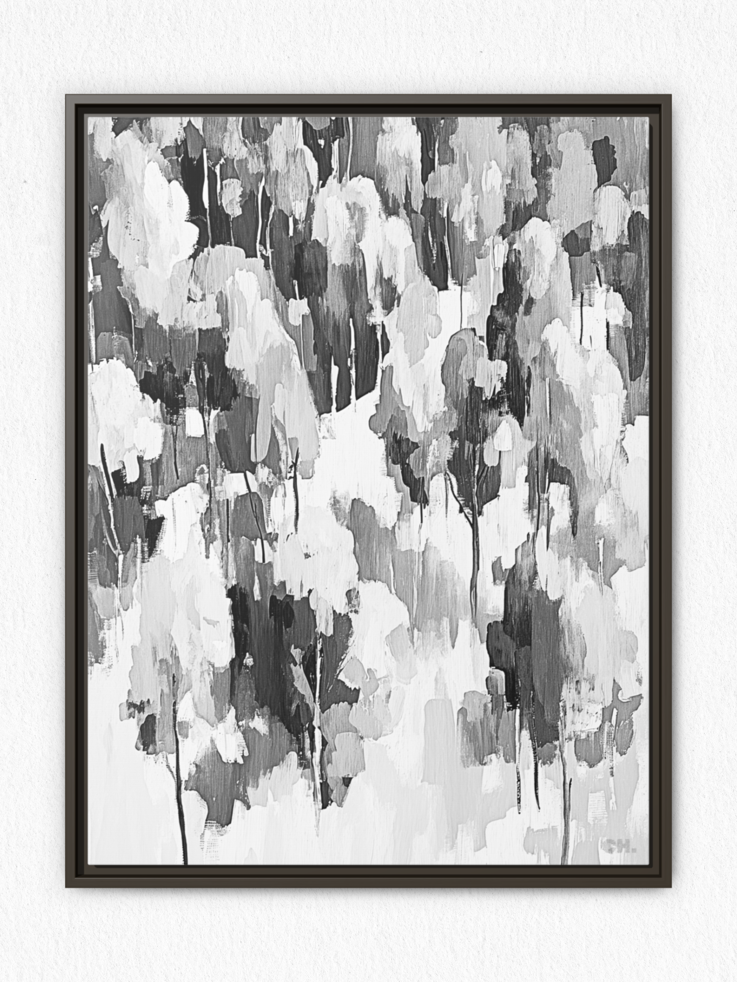 Blur of the Grove - Framed Canvas Prints - artisCHt