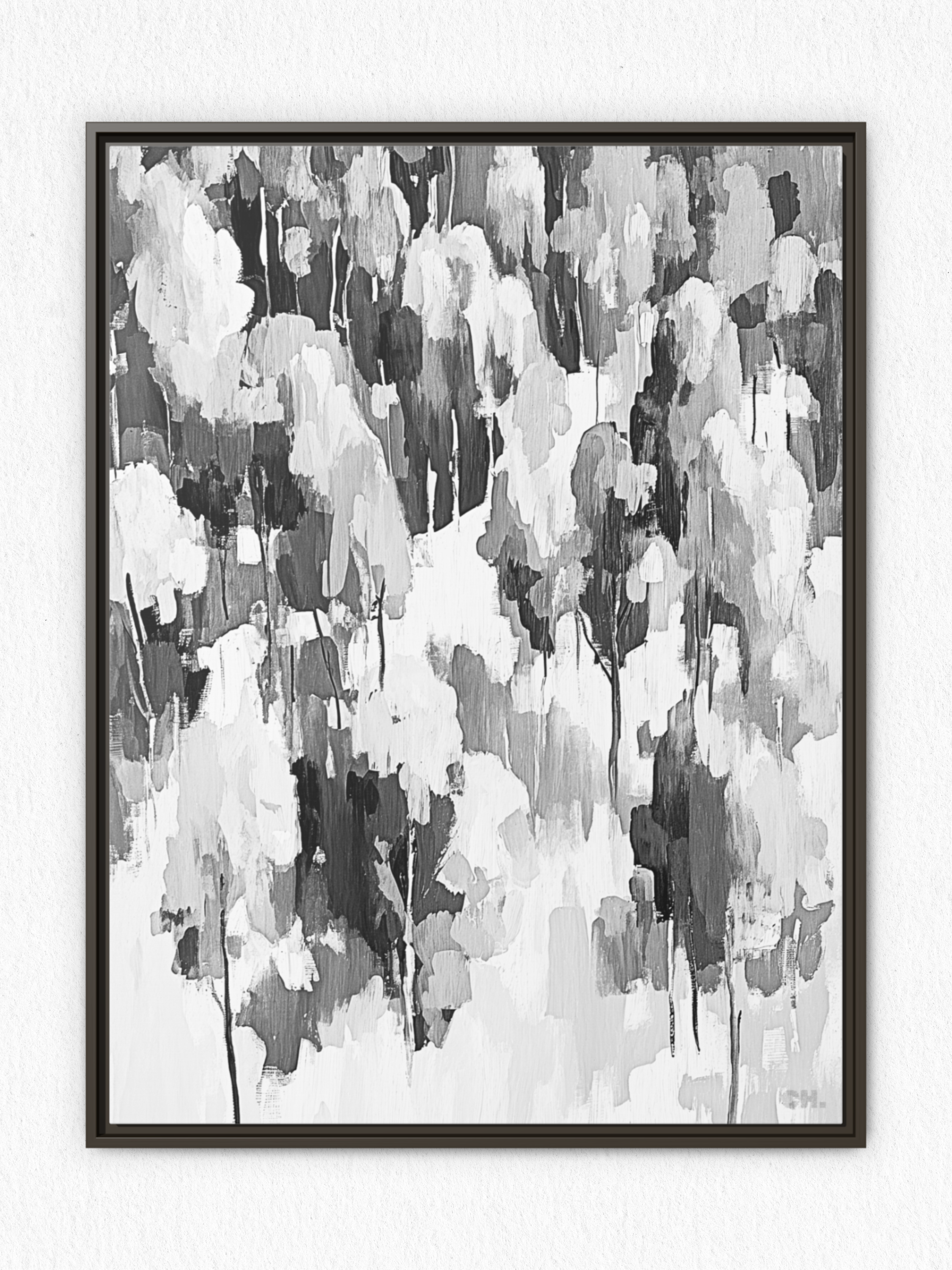 Blur of the Grove - Framed Canvas Prints - artisCHt