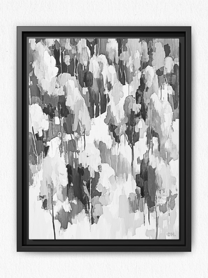 Blur of the Grove - Framed Canvas Prints - artisCHt