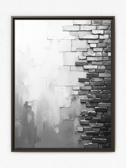 Brick and Bone - Framed Canvas Prints - artisCHt
