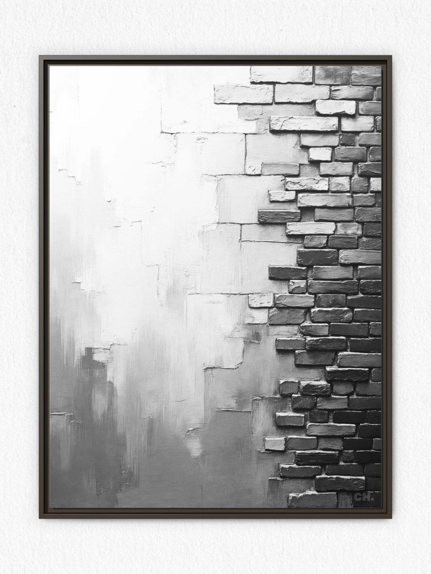 Brick and Bone - Framed Canvas Prints - artisCHt