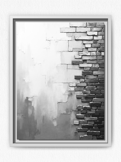 Brick and Bone - Framed Canvas Prints - artisCHt
