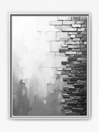 Brick and Bone - Framed Canvas Prints - artisCHt