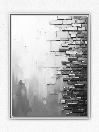 Brick and Bone - Framed Canvas Prints - artisCHt