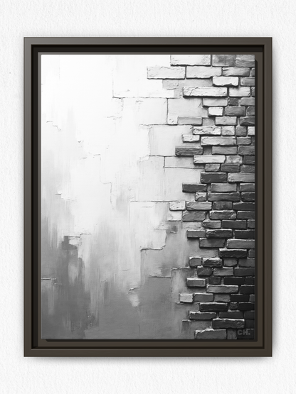 Brick and Bone - Framed Canvas Prints - artisCHt