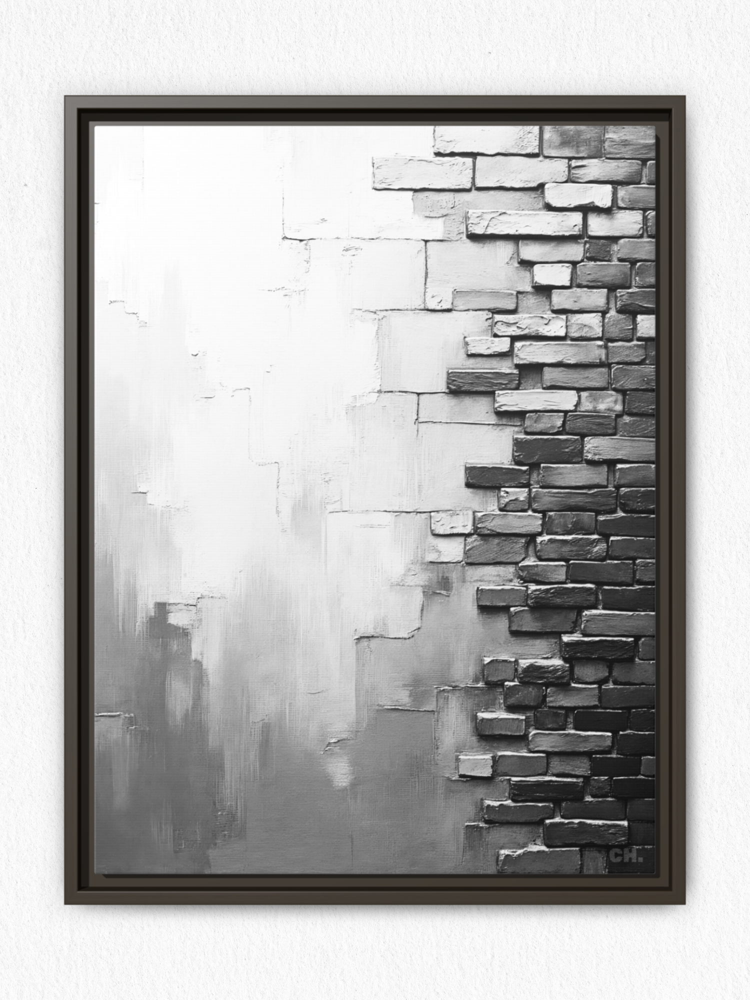 Brick and Bone - Framed Canvas Prints - artisCHt