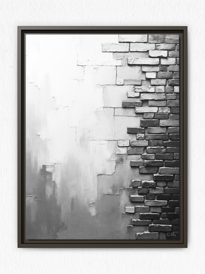 Brick and Bone - Framed Canvas Prints - artisCHt