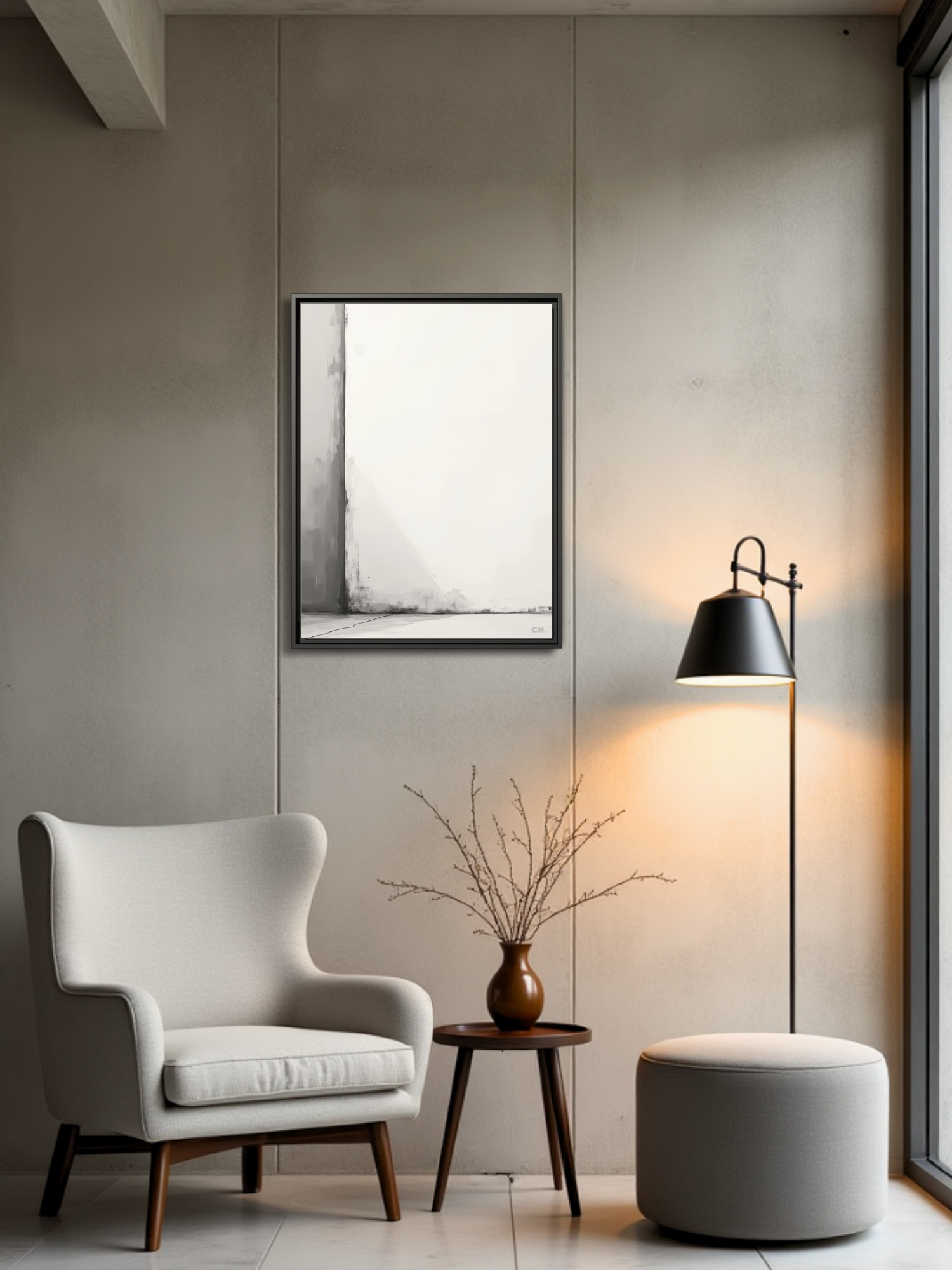 Corner’s Memory - Framed Canvas Prints - artisCHt