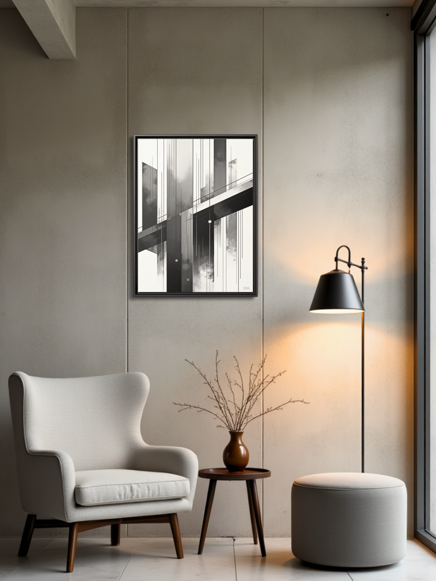 Echoes Above - Framed Canvas Prints - artisCHt