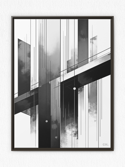 Echoes Above - Framed Canvas Prints - artisCHt