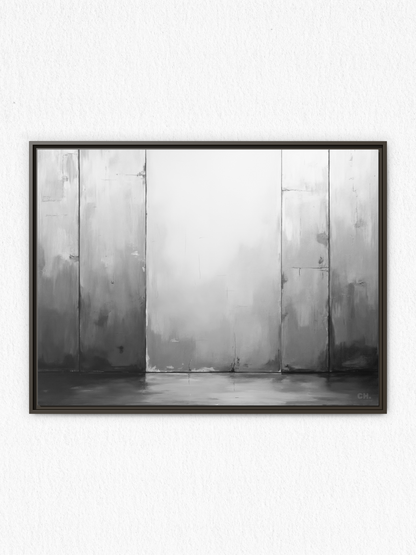 Echoes of Stillness - Framed Canvas Prints - artisCHt