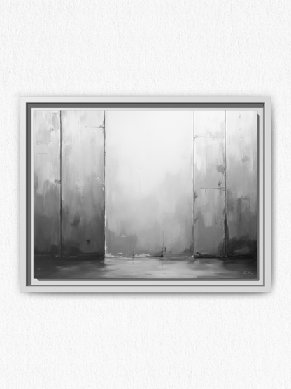 Echoes of Stillness - Framed Canvas Prints - artisCHt