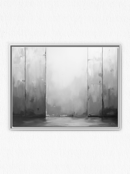 Echoes of Stillness - Framed Canvas Prints - artisCHt