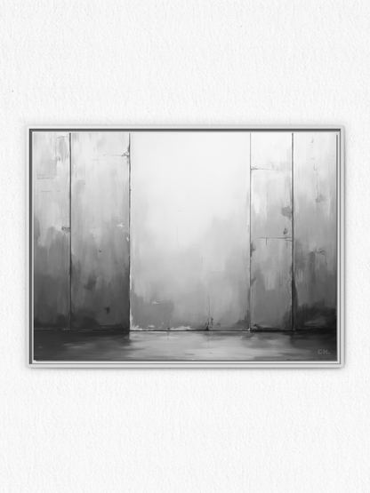 Echoes of Stillness - Framed Canvas Prints - artisCHt