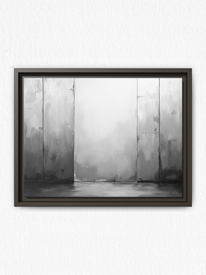 Echoes of Stillness - Framed Canvas Prints - artisCHt